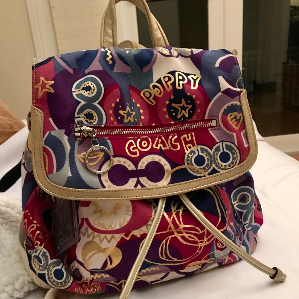 Coach Poppy Back Pack- Authentic